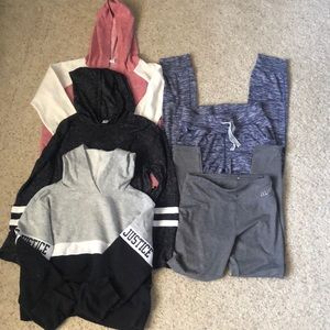 Lot of girls activewear